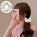 8pcs/set Stylish Women's Hair Ring Set, Multi-color and Style Combination Set, with Sweet Fashionable Fabric Headband, Stylish and Versatile Multifunctional High Elastic Hair Rope, Multifunctional Ponytail Hair Ring, Suitable for All Seasons, It Is A Perfect Holiday Gift, Wedding Hair Accessories