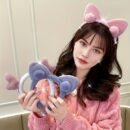 Soft Faux Fur Hair Clip With Rabbit Ear Design, Cute And Sweet Hair Accessory For Women, Perfect For Daily Wear, Party, Or Dance