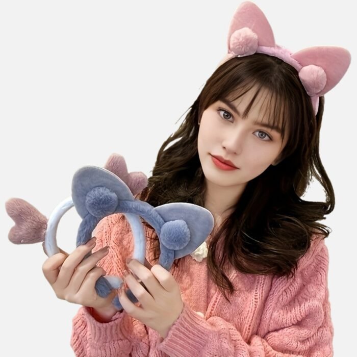 Soft Faux Fur Hair Clip With Rabbit Ear Design, Cute And Sweet Hair Accessory For Women, Perfect For Daily Wear, Party, Or Dance - Image 16
