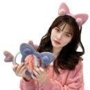 Soft Faux Fur Hair Clip With Rabbit Ear Design, Cute And Sweet Hair Accessory For Women, Perfect For Daily Wear, Party, Or Dance
