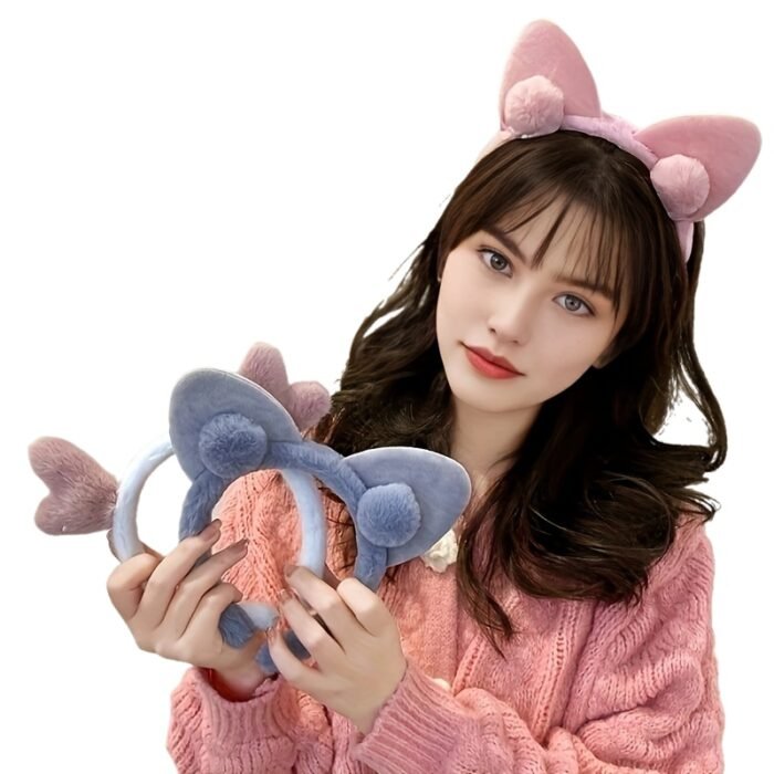 Soft Faux Fur Hair Clip With Rabbit Ear Design, Cute And Sweet Hair Accessory For Women, Perfect For Daily Wear, Party, Or Dance - Image 19