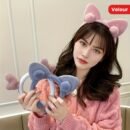 Soft Faux Fur Hair Clip With Rabbit Ear Design, Cute And Sweet Hair Accessory For Women, Perfect For Daily Wear, Party, Or Dance
