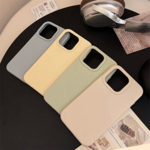 Wholesale 4pcs Solid Color Minimalist Dopamine Shockproof Phone Cases Suitable for Iphone 16, 15, 14, 13, 12, 11 Pro Max And Pro Series, Perfect for Yourself, Friends, Girlfriend, Boyfriend, Or As Holiday/Birthday Gifts.
