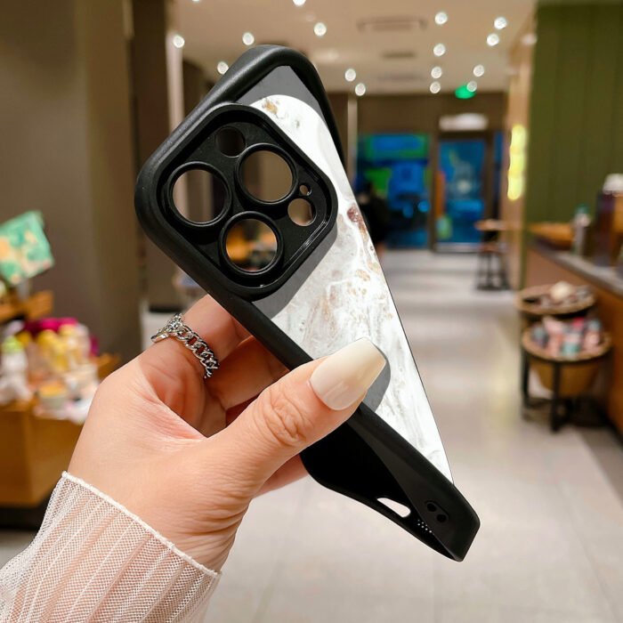 A Marble-Patterned Matte Phone Case Designed for Iphone Models 16, 15 Pro Max, 14 Plus, 13, 12, 11, XS, XR, X, 7, 8, SE 2020, And - Image 10