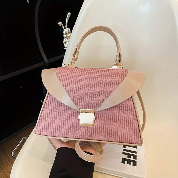 Mother's Day Gift Women's Textured Bag Large Capacity Crossbody Shoulder Bag - Image 2