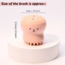 1pc Octopus-Shaped Bubble Maker, Silicone Facial Cleansing Brush, Deep Cleanse Face, Makeup Removal Tool, Portable Multi-functional Beauty Gadget For Gentle Deep Cleansing Massage