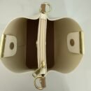 Korean Style Solid Color PVC Crossbody Bucket Bag with Adjustable Strap and Magnetic Closure, Minimalist Fashion Handbag for All Seasons