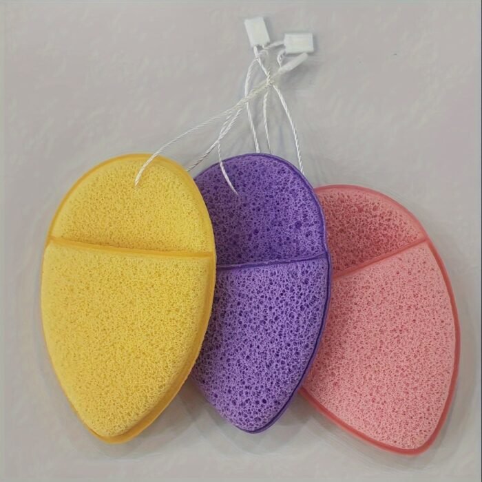 3pcs Adult Exfoliating Facial Cleansing Sponges, Latex-Free, Unscented, Makeup Remover, Deep Blackhead Removal, Glove Shape Skincare Tools for All Skin Types, Face Skin Care - Image 7