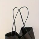 Embroidered Bowtie Underarm Tote Bag For Men Women, Large Handbag For Daily Commute, Simple Trendy Versatile Daypacks
