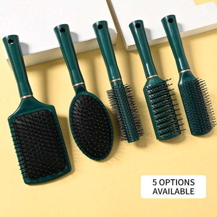 Detangling Hair Brush Anti-Static Detangler Hair Brush Paddle Air Cusihon Comb Nylon Bristle Hair Styling Brush For Men And Women - Image 6