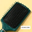 Detangling Hair Brush Anti-Static Detangler Hair Brush Paddle Air Cusihon Comb Nylon Bristle Hair Styling Brush For Men And Women