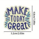50pcs Inspirational Quote Stickers - Motivational and Positive Affirmation Stickers for Adults, Teachers, Vision Board, Journaling, Scrapbooking, and Water Bottles