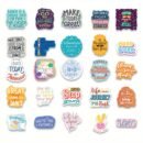50pcs Inspirational Quote Stickers - Motivational and Positive Affirmation Stickers for Adults, Teachers, Vision Board, Journaling, Scrapbooking, and Water Bottles