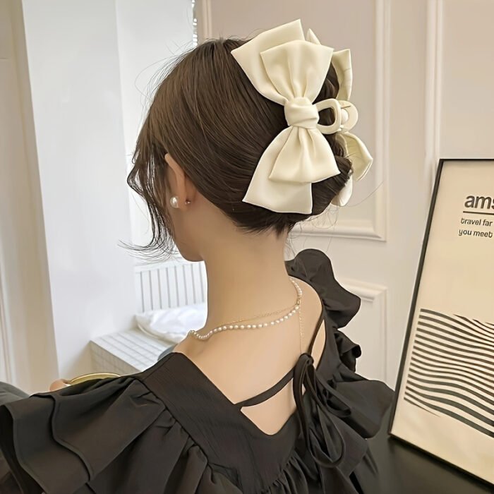 1pc Big Bow Hair Clip, Teen Girls Hair Accessories, Suitable For Gifts And Party - Image 8