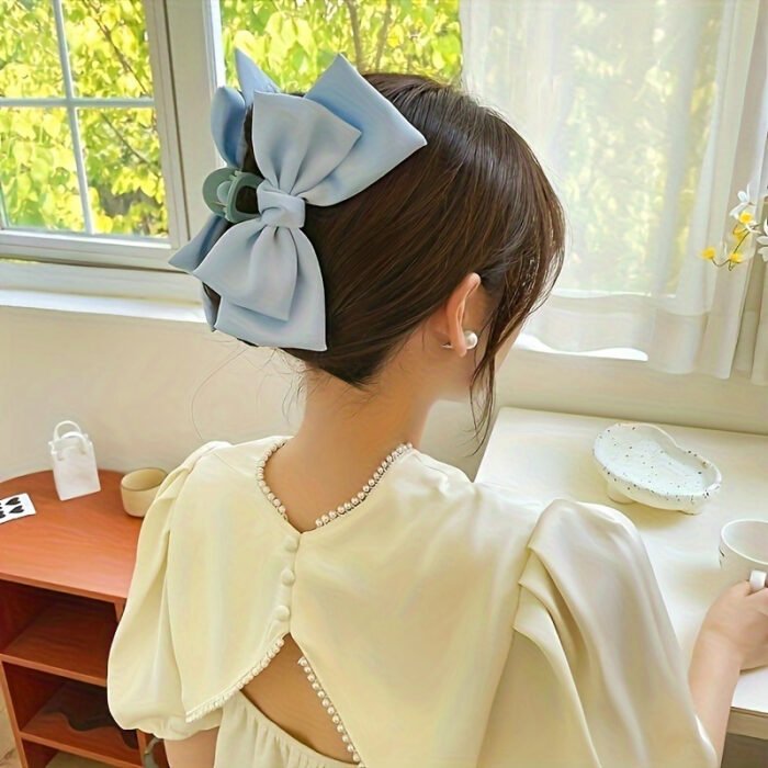 1pc Big Bow Hair Clip, Teen Girls Hair Accessories, Suitable For Gifts And Party - Image 9