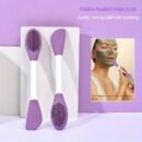 Silicone Facial Brush with 2 Heads, Deep Cleansing and Gentle and Hypoallergenic, No Electricity Required