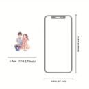 Etori Romantic Couple Stickers - 30 pcs (15 Designs x 2), PET Waterproof Reusable Stickers for Scrapbooking, Crafting, Laptops & Phones, Assorted Love-Themed Irregular Shapes, Suitable for Ages 14+
