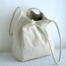 Wenyesen Series Women's Minimalist Urban Bucket Bag - Durable Commuter Handbag with Zipper Closure, Spacious Light Beige/Light Gray/Grey Shoulder Bag for Work & Everyday Use, Versatile Tote, Clean Aesthetic, Sturdy Construction, Functional Tote, Daily Commuters