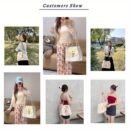 3 Styles Available Women'S Woven Crossbody Bag with Large Capacity, Summer Handbag Shoulder Bag, Beach Tote Bag, Suitable for Outings, Vacation Travel, Shopping