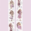 1 Roll/Pack, 8 Rolls/Pack Bouquet Girl Series PET Tape, Cute Artistic INS Style Girl Floral Material, Scrapbook Sticker