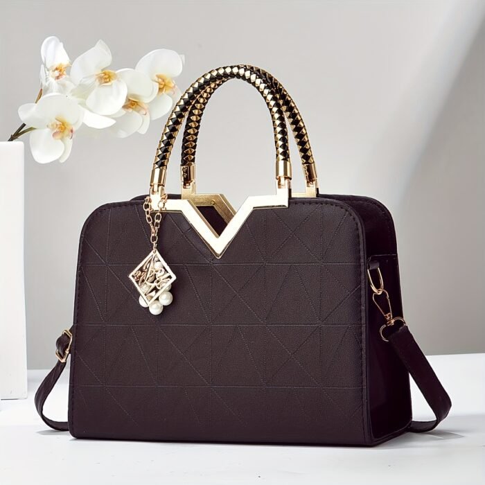 Classic Women's Handbag Large Capacity Versatile New Style Shoulder Bag Fashionable Glossy Single Shoulder Bag Daily Commuting All-match Bag - Image 21
