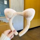 Soft Faux Fur Hair Clip With Rabbit Ear Design, Cute And Sweet Hair Accessory For Women, Perfect For Daily Wear, Party, Or Dance