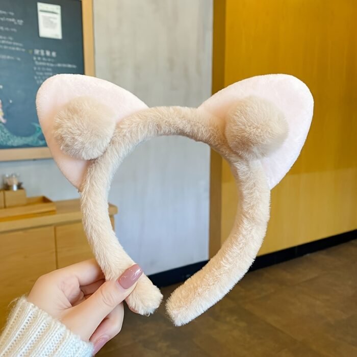 Soft Faux Fur Hair Clip With Rabbit Ear Design, Cute And Sweet Hair Accessory For Women, Perfect For Daily Wear, Party, Or Dance - Image 10