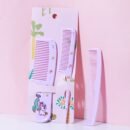 3pcs/set Mini Portable Cartoon Cute Small Comb for All Type Of Hair