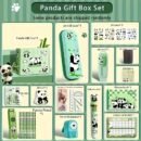 14pcs Panda-Themed Stationery Set - Premium Plastic Office Essentials for Everyday Use & School Rewards