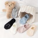 6 Pairs Cartoon Animal Socks, Cute All-match Breathable Invisible Socks, Women's Stockings & Hosiery