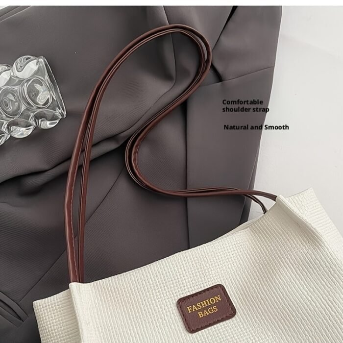 1pc Large Capacity Canvas Tote Bag with Cloud Pendant - Versatile, Stylish Shoulder & Crossbody Bag for Women, Professional & Casual Use, Professional Purse | Minimalist Design | Durable Handle, Tote Bag - Image 8