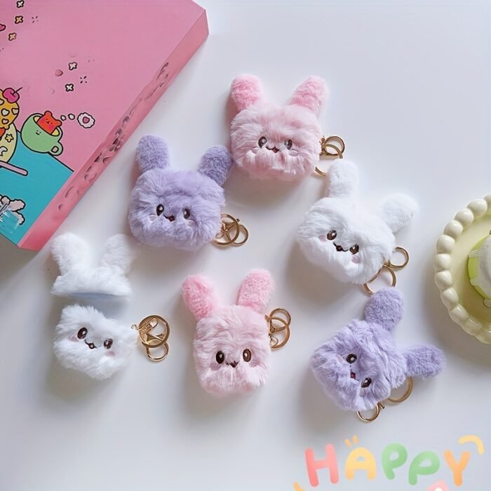 Protective Case For AirPods 1/2 And AirPods 3 Wireless Earphones, Featuring A Cute Fluffy Rabbit Design Inspired By Japanese And Korean Culture, As Well As A 3D Girl Design For AirPods Pro 2. - Image 6