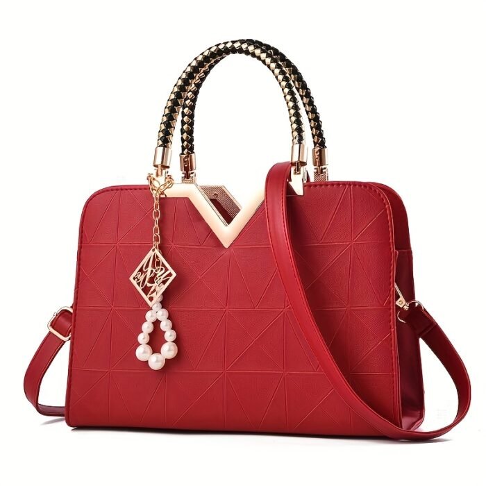 Classic Women's Handbag Large Capacity Versatile New Style Shoulder Bag Fashionable Glossy Single Shoulder Bag Daily Commuting All-match Bag - Image 10