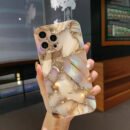 Yellow Marble: Angel Lens Full Coverage Case for Apple Series iPhone 14 Pro, Apple 13 Protective Cover for iPhone 11/12, Compatible with iPhone 15 Plus Case, 14 Pro Max, Apple 13 Protection Case, 12 Head Compatible with Apple 14 Phone Case, Soft Shell 13, 16 Series