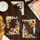 20-Pack Romantic Corner Series Sticker Set, 3D Scrapbooking Embellishments, DIY Craft Paper Niche Decorations for Scrapbooking, Journals, and Gift Decoration Accessories