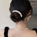 1pc Elegant and Hair Comb- Beautify Curly Hair, Unscented Alloy Side Needle Accessory, Suitable Long Hair