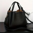 Lightweight PU Leather Fashion Shoulder Bag for Women - Adjustable Crossbody Handbag with Secure Zip Closure, Solid Color Design, Polyester Lining, Chic Bucket Style, Versatile Occasion Accessory, Baigou Crafted