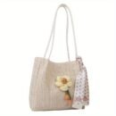 3 Styles Available Women'S Woven Crossbody Bag with Large Capacity, Summer Handbag Shoulder Bag, Beach Tote Bag, Suitable for Outings, Vacation Travel, Shopping