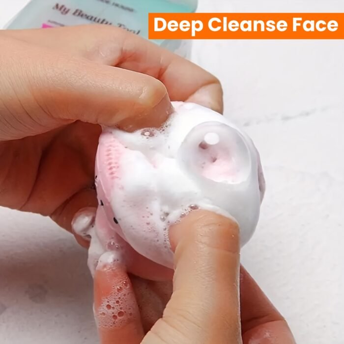 1pc Octopus-Shaped Bubble Maker, Silicone Facial Cleansing Brush, Deep Cleanse Face, Makeup Removal Tool, Portable Multi-functional Beauty Gadget For Gentle Deep Cleansing Massage - Image 21