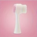 2-In-1 Silicone Face Cleanser - Gentle Exfoliation & Massage, Dual Soft Brushes Suitable for All Skin Types, Fragrance-Free