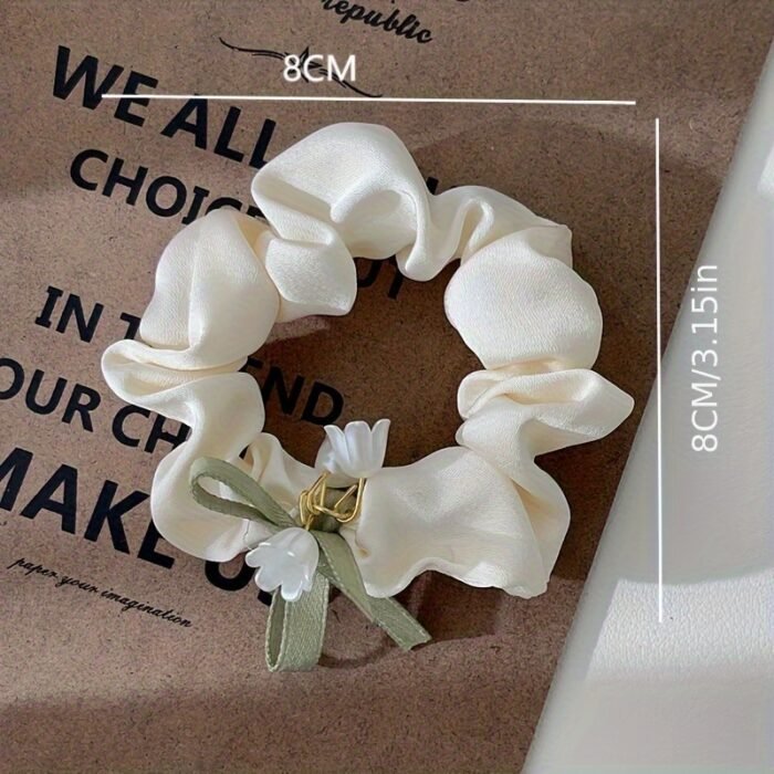 Hot Arrival Large Bow Lily of the Valley Hair Tie with Korean Style High-End Versatile Simple Headband - Image 4