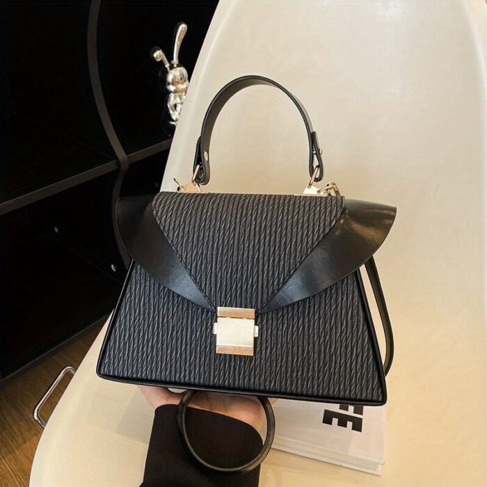 Mother's Day Gift Women's Textured Bag Large Capacity Crossbody Shoulder Bag - Image 15