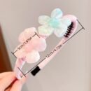 3pcs Elegant & Sweet Lace Floral Mesh Non-Slip Headbands, Charming Bow Accents, Trendy Hair Accessories