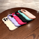 6pcs Solid Color Large Hole Phone Cases for iPhone - Fits 15/14/13/12/11, XS, XR, X, 7/8, Mini, Plus, Pro, Pro Max Models - Shockproof