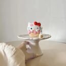 For Hello Kitty Ice Cream-Shaped Silicone Case for AirPods Pro with Keychain - Cute Cartoon Design, Anti-Fall & Durable Protective Cover, Mixed Colors, Airpod Storage Case