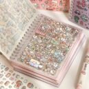 16 Sheets Little Nose Bridge 3.0 Sticker Book - Cute Cartoon & Travel-Themed Decals for Journals, Planners & DIY Crafts, Matte Finish, Self-Adhesive Paper, Perfect for Holiday & Birthday Gifts