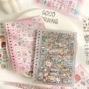 16 Sheets Little Nose Bridge 3.0 Sticker Book - Cute Cartoon & Travel-Themed Decals for Journals, Planners & DIY Crafts, Matte Finish, Self-Adhesive Paper, Perfect for Holiday & Birthday Gifts
