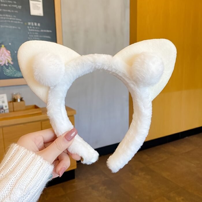 Soft Faux Fur Hair Clip With Rabbit Ear Design, Cute And Sweet Hair Accessory For Women, Perfect For Daily Wear, Party, Or Dance - Image 14
