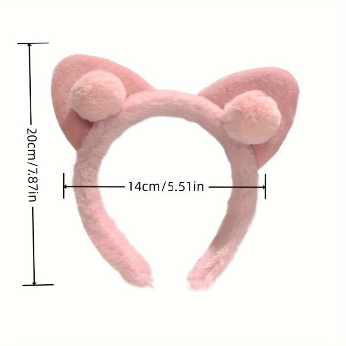 Soft Faux Fur Hair Clip With Rabbit Ear Design, Cute And Sweet Hair Accessory For Women, Perfect For Daily Wear, Party, Or Dance - Image 6