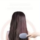 Pink Airbag Comb for Men & Women - Detangling & Massage Brush with Dense Bristles, Ergonomic ABS Plastic Handle for Wet/Dry Hair, Curly/Long Hair Friendly, Scalp Massage Brush | Sleek Style | Lightweight Comb